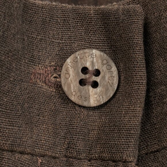 Annette Gortz SS/16 Posh Brown Linen Cropped Pants - Picture 7 of 11